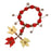 Retired - Falling Leaves Napkin Rings, Set of 6