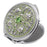 Retired - Crystal Clay Filigree and Austrian Crystal Chaton Compact - Sage