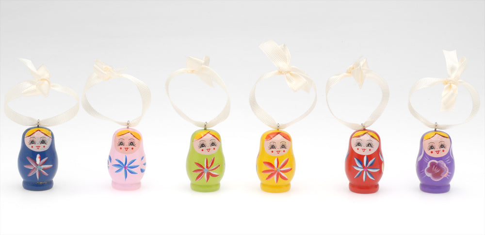 Retired - Russian Nesting Doll Ornament Set