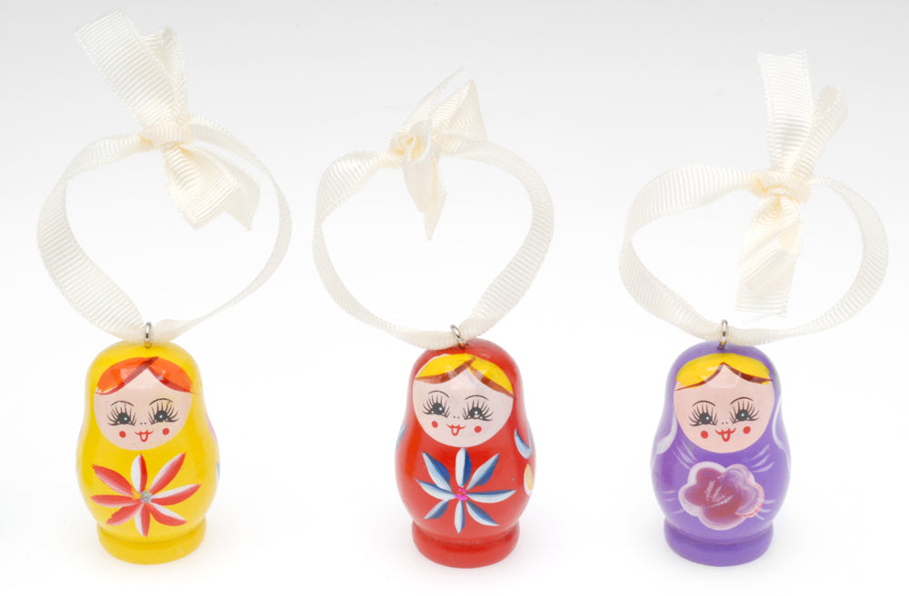 Retired - Russian Nesting Doll Ornament Set