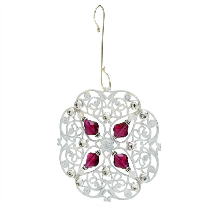 Retired - Baroque Filigree Ornament in Silver
