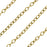 Antiqued Gold Plated Cable Chain, 2x2.5mm, by Nunn Design Chain, by the Foot