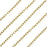 Antiqued Gold Plated Cable Chain, 2x2.5mm, by Nunn Design Chain, by the Foot