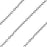 Stainless Steel Delicate Cable Chain, 1.5x1.3mm, by the Foot