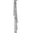 Charm Chain, Bar Dangles 25mm, Imitation Rhodium Plated, by the Inch