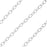 Sterling Silver Cable Chain, 1.5x1mm, 33 Gauge, by the Foot
