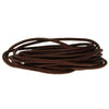Leather Cord, Round 2mm, Natural Antique Brown, by Leather Cord USA (1 yard)