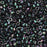 Miyuki Delica Seed Beads, 11/0 Size, #1001 Metallic Purple Green Gold Iris (2.5" Tube)