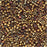 Miyuki Delica Seed Beads, 11/0 Size, Metallic Earth Batik Luster DB1010 (2.5" Tube)