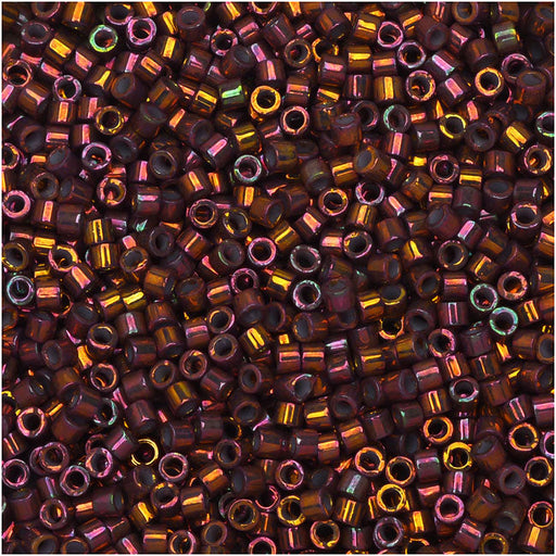 Miyuki Delica Seed Beads, 11/0 Size, Teaberry Luster DB1013 (2.5" Tube)