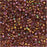 Miyuki Delica Seed Beads, 11/0 Size, Gold Red Luster DB103 (2.5" Tube)
