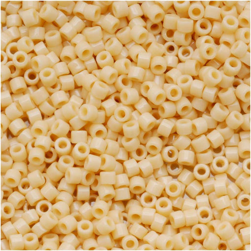 Miyuki Delica Seed Beads, 11/0 Size, Opaque Pear DB1131 (2.5" Tube)