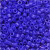 Miyuki Delica Seed Beads, 11/0 Size, Cyan Blue Opaque DB1138 (2.5