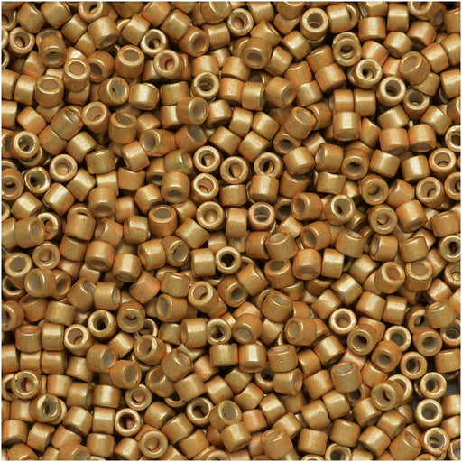 Miyuki Delica Seed Beads, 11/0 Size, Galvanized SF Mead DB1153 (2.5" Tube)