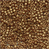 Miyuki Delica Seed Beads, 11/0, Transparent Metallic Rose Gold Luster DB115 (2.5