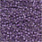 Miyuki Delica Seed Beads, 11/0, Galvanized Silver Frost Eggplant Purple DB1185 (2.5" Tube)