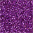 Miyuki Delica Seed Beads, 11/0 Size, Dyed Silver Lined Bright Violet DB1345 (2.5" Tube)