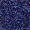 Miyuki Delica Seed Beads, 11/0 Size, Metallic Midnight Purple DB135 (2.5