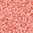 Miyuki Delica Seed Beads, 11/0 Size, #1363 Dyed Opaque Peach (2.5" Tube)