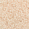 Miyuki Delica Seed Beads, 11/0 Size, #1490 Opaque Bisque White (2.5