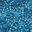 Miyuki Delica Seed Beads, 11/0 Size, Silver Lined Aquamarine DB149 (2.5" Tube)