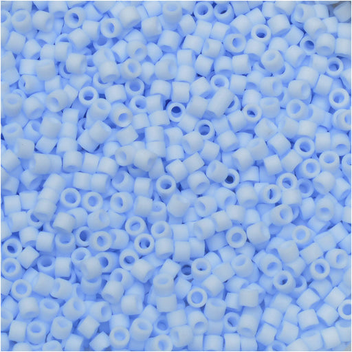Miyuki Delica Seed Beads, 11/0 Size, #1517 Opaque Light Sky Blue (2.5" Tube)