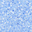 Miyuki Delica Seed Beads, 11/0 Size, #1537 Opaque Light Sky Blue Ceylon (2.5" Tube)