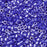 Miyuki Delica Seed Beads, 11/0 Size, #1569 Opaque Cyan Blue Luster (2.5" Tube)