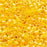 Miyuki Delica Seed Beads, 11/0 Size, Opaque Canary AB Yellow DB1572 (2.5" Tube)