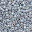 Miyuki Delica Seed Beads, 11/0 Size, Opaque Ghost Grey AB DB1579 (2.5" Tube)
