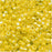Miyuki Delica Seed Beads, 11/0 Size, Opaque Yellow AB DB160 (2.5" Tube)