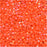 Miyuki Delica Seed Beads, 11/0 Size, Opaque Orange AB DB161 (2.5" Tube)