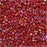 Miyuki Delica Seed Beads, 11/0 Size, Opaque Red AB DB162 (2.5" Tube)