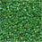 Miyuki Delica Seed Beads, 11/0 Size, Opaque Green AB DB163 (2.5" Tube)