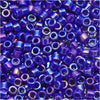 Miyuki Delica Seed Beads, 11/0 Size, Opaque Royal Blue AB DB165 (2.5
