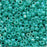Miyuki Delica Seed Beads, 11/0 Size, Opaque Turquoise AB DB166 (2.5" Tube)