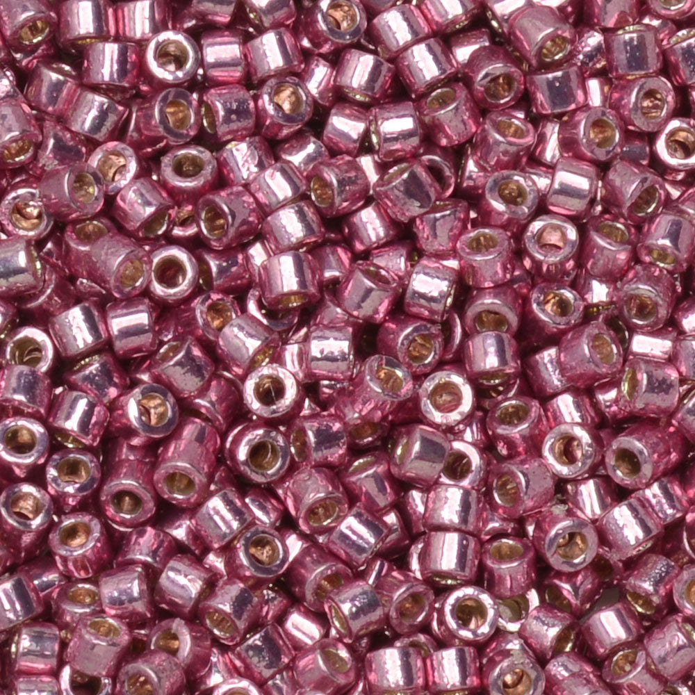Miyuki Delica Seed Beads, 11/0 Size, #1848 Duracoat Galvanized Dusty Orchid (2.5" Tube)