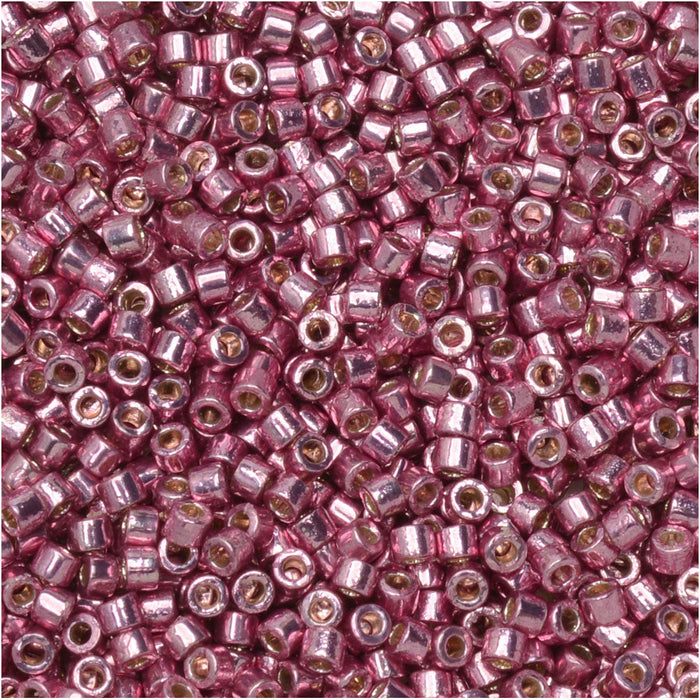 Miyuki Delica Seed Beads, 11/0 Size, #1848 Duracoat Galvanized Dusty Orchid (2.5" Tube)