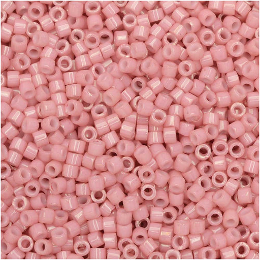 Miyuki Delica Seed Beads, 11/0 Size, #1906 Opaque Rosewater Pink (2.5" Tube)