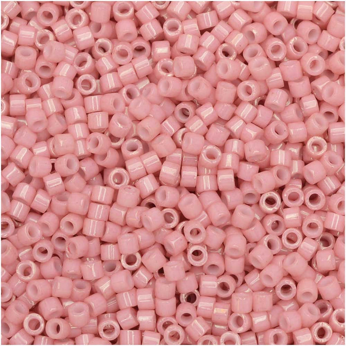 Miyuki Delica Seed Beads, 11/0 Size, #1906 Opaque Rosewater Pink (2.5" Tube)