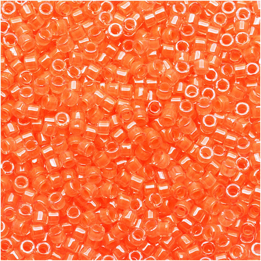 Miyuki Delica Seed Beads, 11/0 Size, Luminous Creamsicle DB2033 (2.5" Tube)