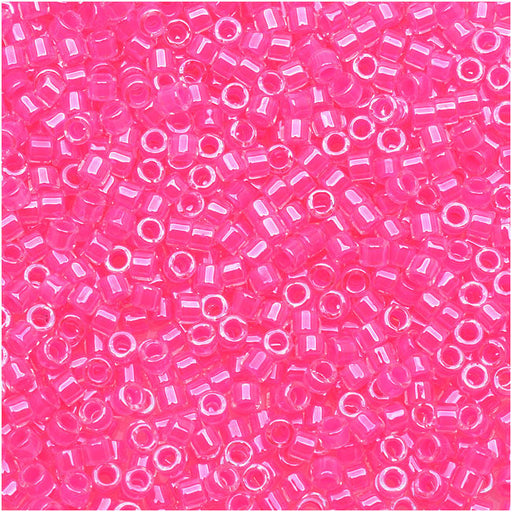 Miyuki Delica Seed Beads, 11/0 Size, Luminous Wild Strawberry DB2035 (2.5" Tube)