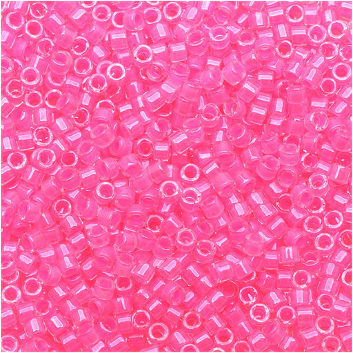 Miyuki Delica Seed Beads, 11/0 Size, Luminous Cotton Candy DB2036 (2.5" Tube)
