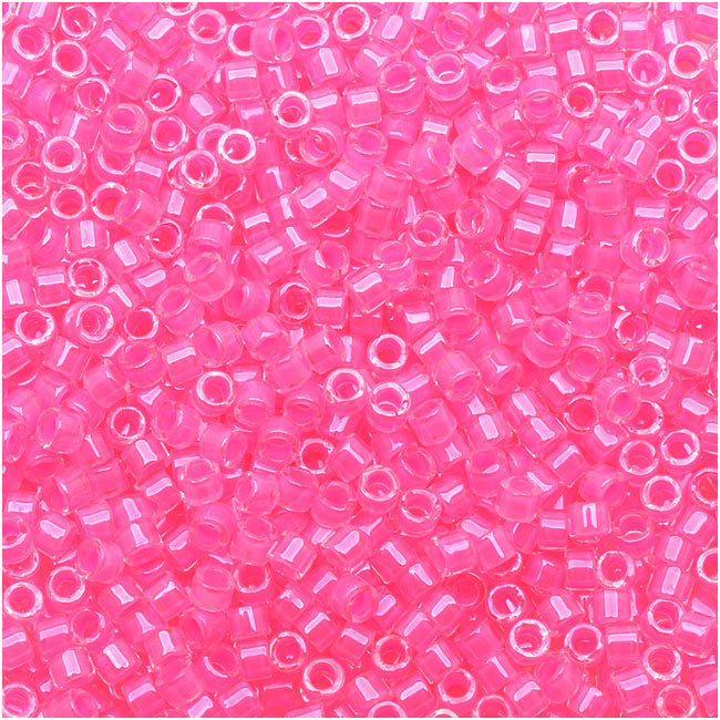Miyuki Delica Seed Beads, 11/0 Size, Luminous Cotton Candy DB2036 (2.5" Tube)