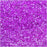 Miyuki Delica Seed Beads, 11/0 Size, Luminous Plum Crazy DB2038 (2.5" Tube)