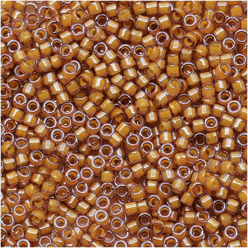 Miyuki Delica Seed Beads, 11/0 Size, Luminous Almond DB2043 (2.5" Tube)