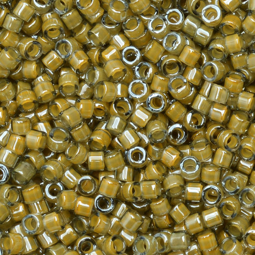Miyuki Delica Seed Beads, 11/0 Size, #2046 Luminous Mushroom (2.5" Tube)