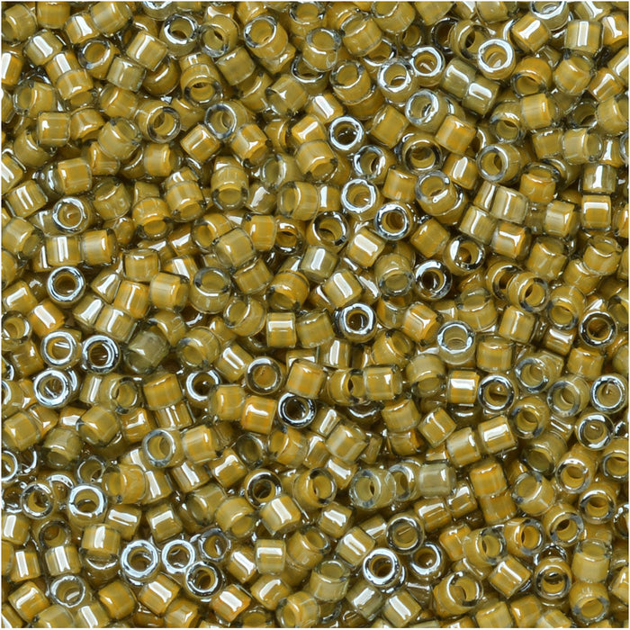 Miyuki Delica Seed Beads, 11/0 Size, #2046 Luminous Mushroom (2.5" Tube)