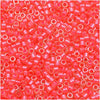 Miyuki Delica Seed Beads, 11/0 Size, Luminous Poppy Red DB2051 (2.5