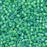 Miyuki Delica Seed Beads, 11/0 Size, #2053 Luminous Mermaid Green (2.5" Tube)